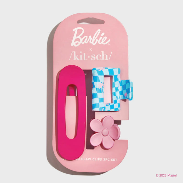 Barbie x Kitsch Assorted Claw Clip Set 3pc Set
