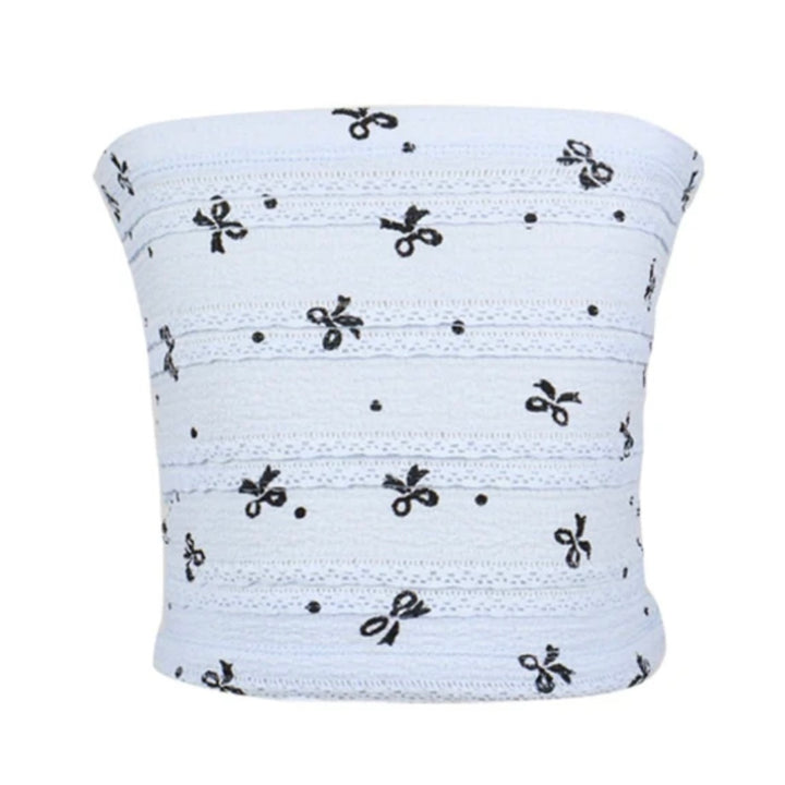 FBZ Flowers By Zoe - Bleu Flower Knit Bow and Lace Skirt