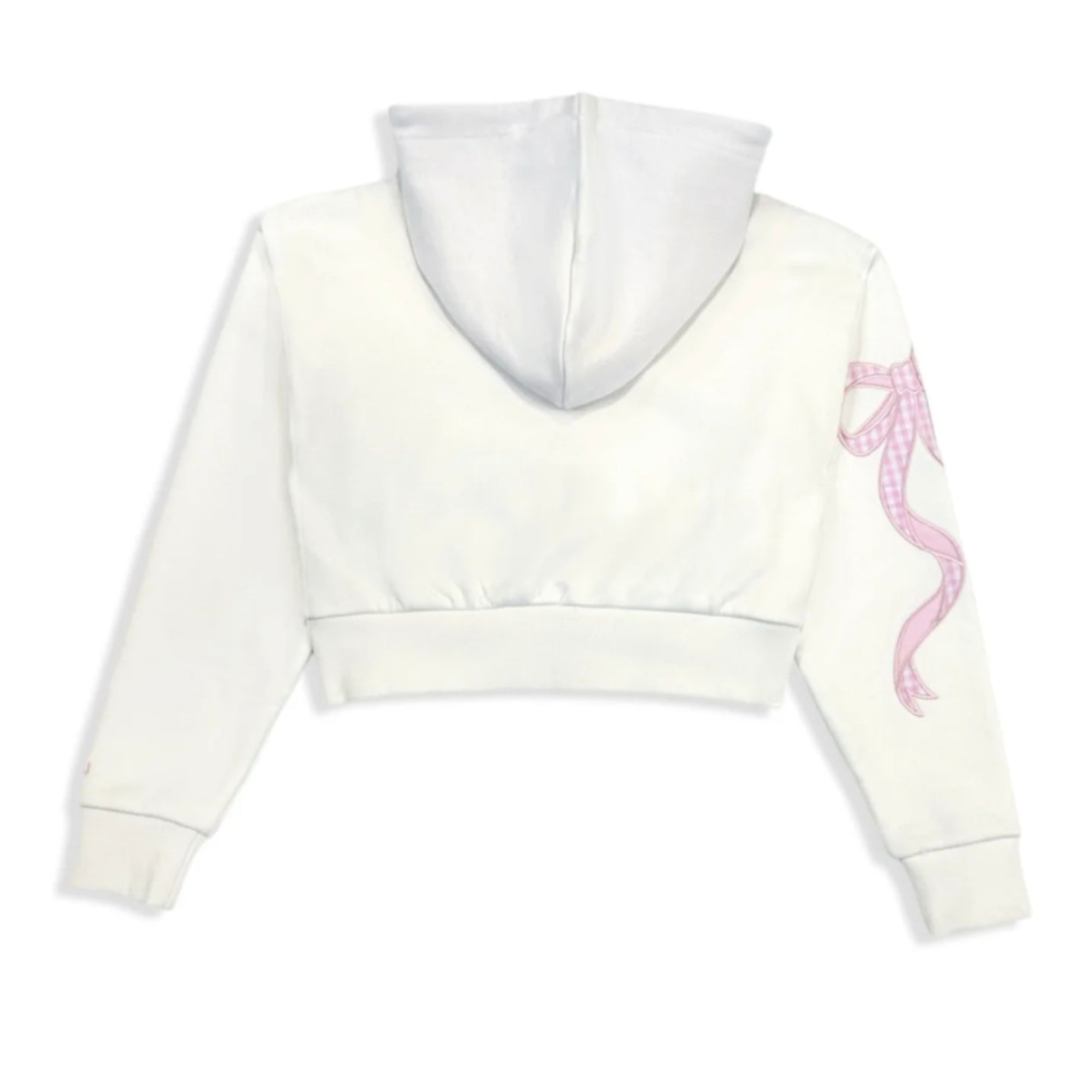 Katie J NYC Tween Dylan Bow Appliqué Zip Sweatshirt