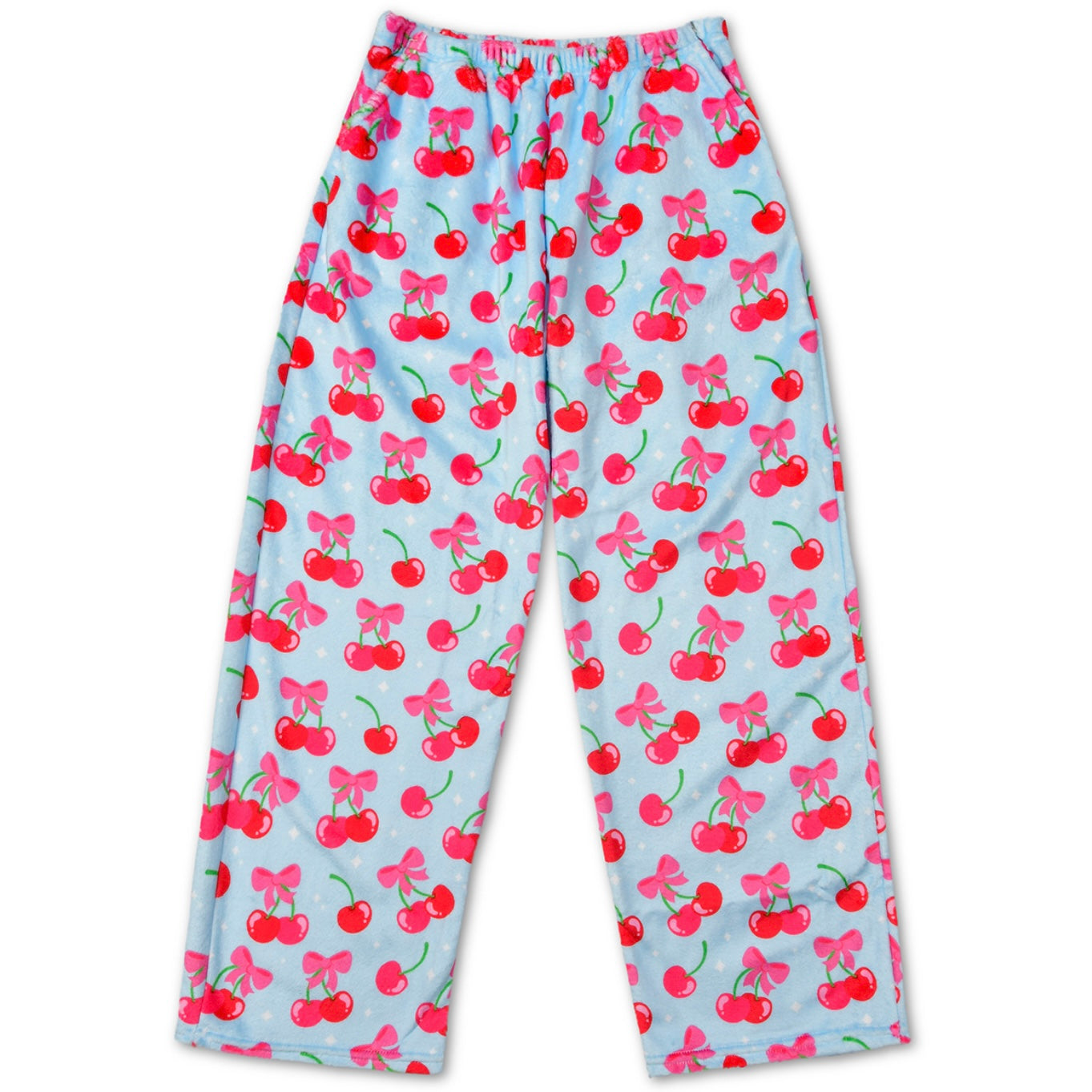 ISCREAM’s Girls Tween Cheerful Cherries Plush Pants