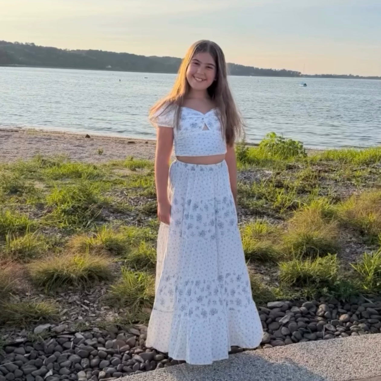 Katie J NYC  Girls/Tween Roya Printed Top