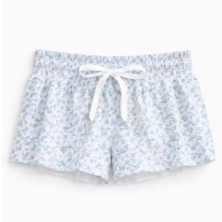 Katie J NYC  Tween Farrah Shorts - Blue Mini Toile