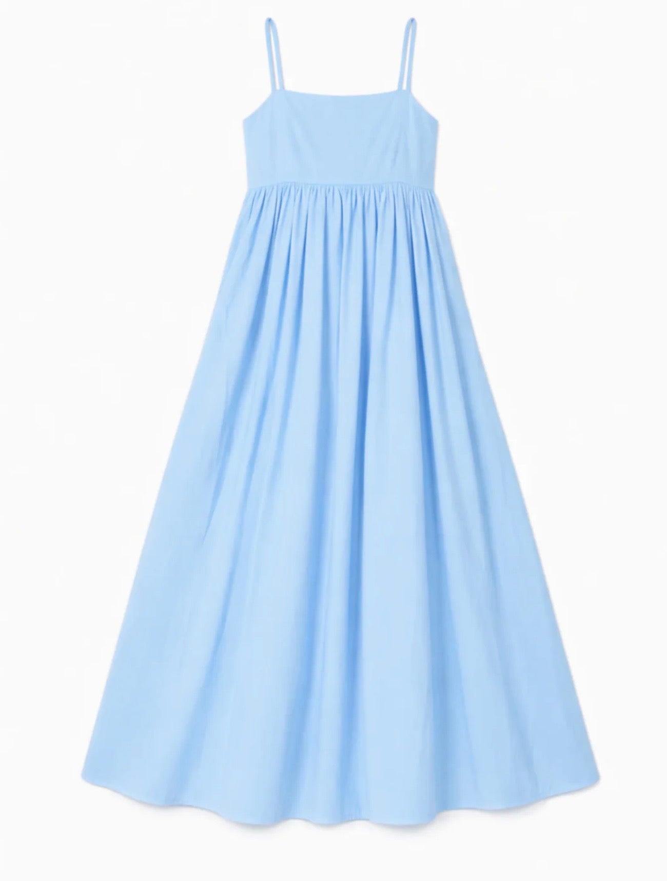 Katie J NYC  Girls Tween Serenity Beaded Strap Maxi Dress - Serene Blue