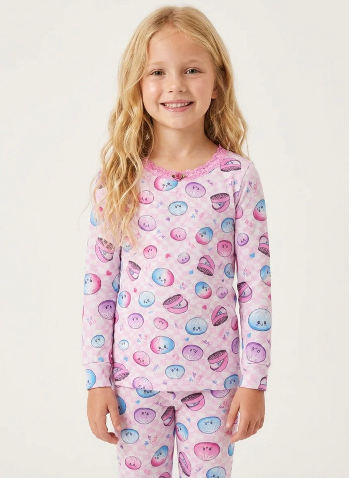 Esme - Girls Dumplings Pajama Set