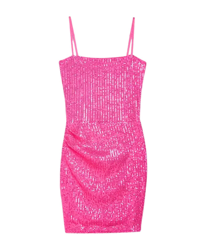 Katie J NYC  Tween Maddy Dress - Neon Pink