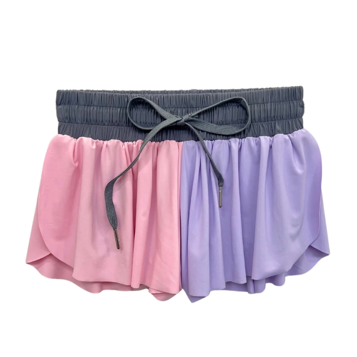 Katie J NYC  Girls Tween Farrah Shorts - Pastel Colorblock