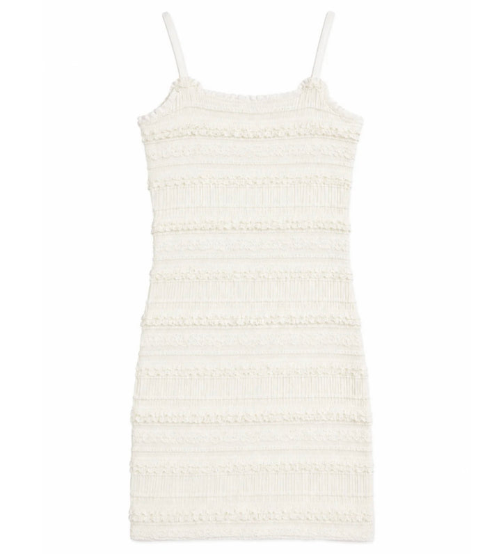 Katie J NYC  Juniors/Adult Zoe Lace Dress - Vintage White