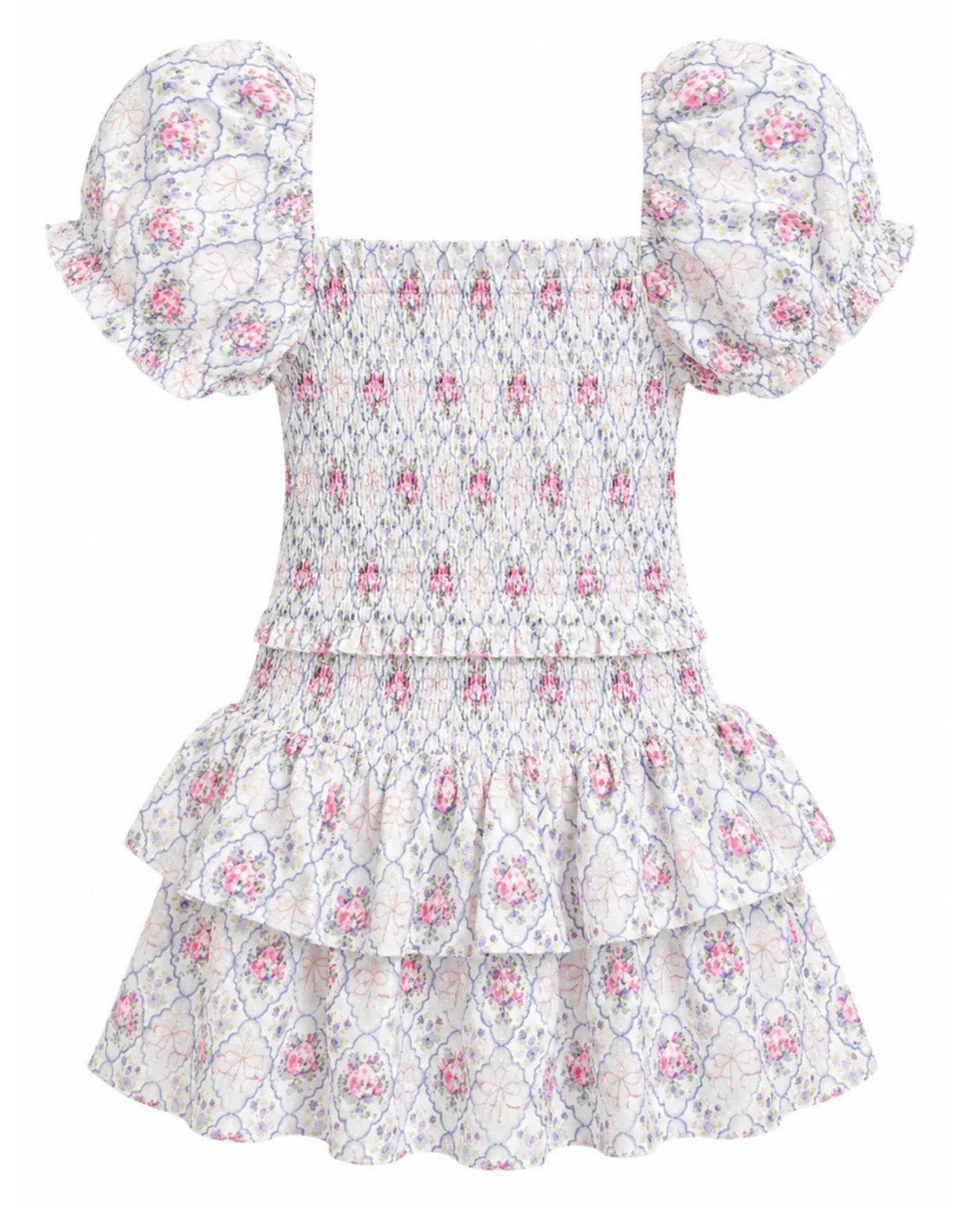 Katie J NYC  Girls/Tween Lainey Print Dress - Floral Bouquet