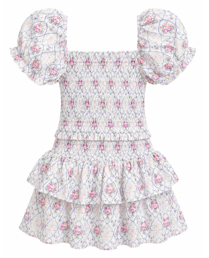 Katie J NYC  Girls/Tween Lainey Print Dress - Floral Bouquet