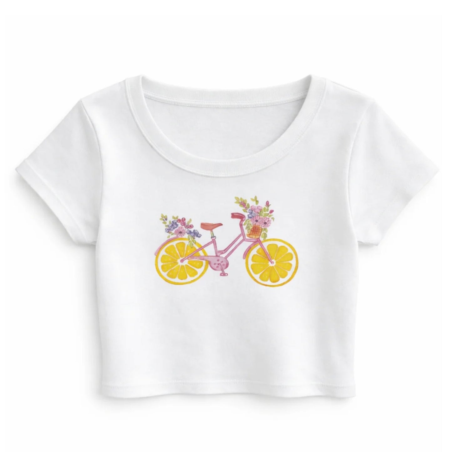 Katie J NYC  Girls/Tween  Lemon Bike “BABY” Tee