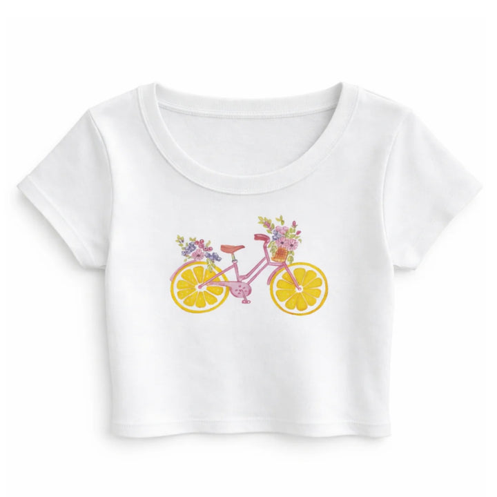 Katie J NYC  Girls/Tween  Lemon Bike “BABY” Tee