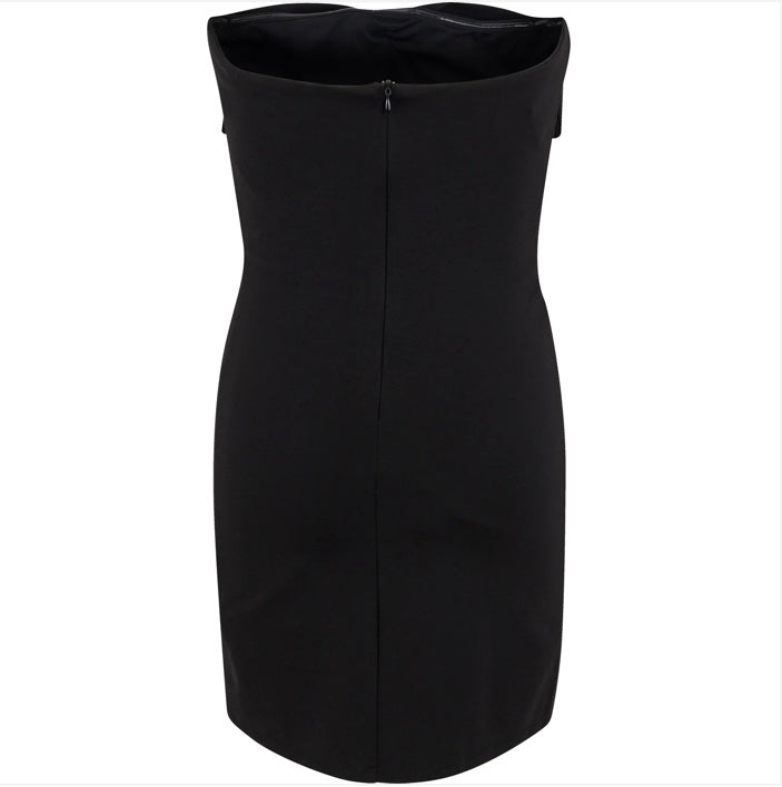 Gold Rush NYC Teddie Bow Dress - Black