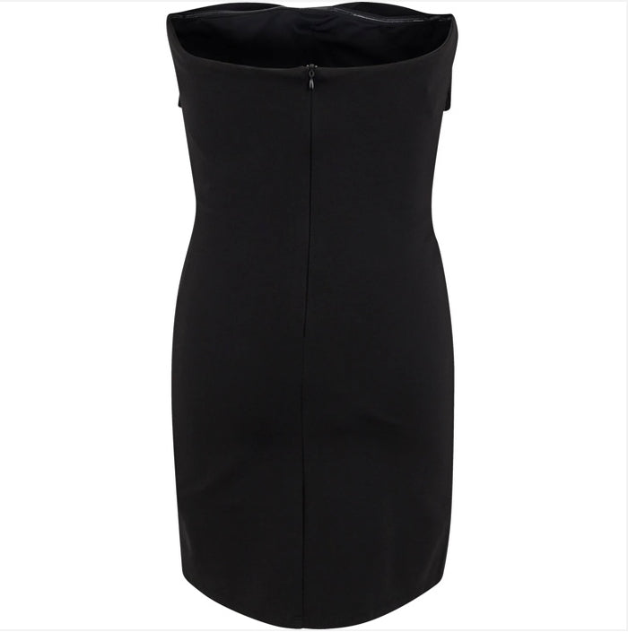 Gold Rush NYC Teddie Bow Dress - Black