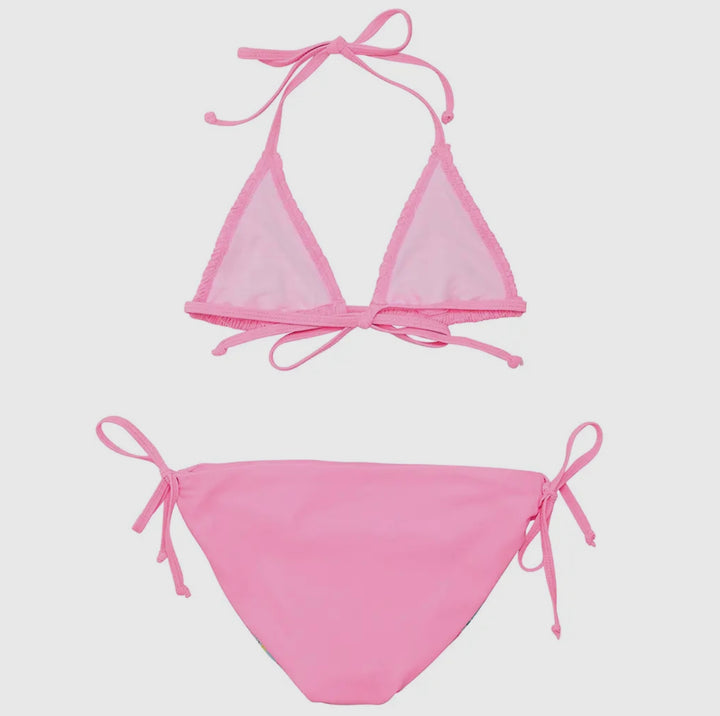 Snapper Rock Tween Pink Shirred Triangle Bikini