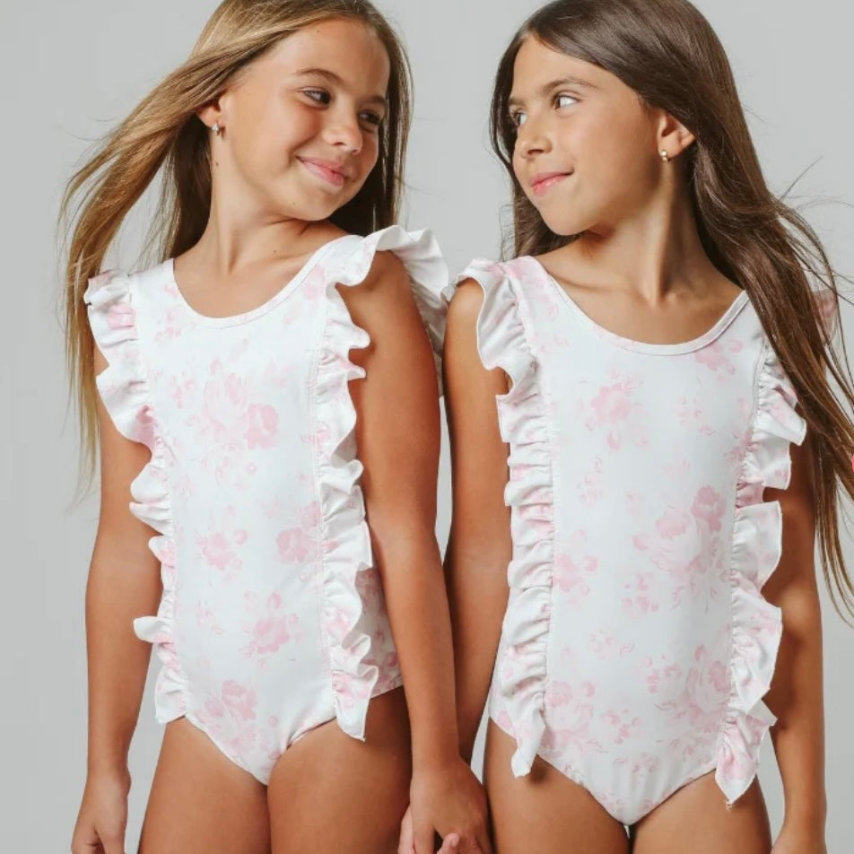 Summer Loving Flammands Swimsuit in Pink Roses