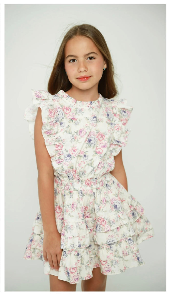 Summer Loving Gustavia Dress - Garden Roses