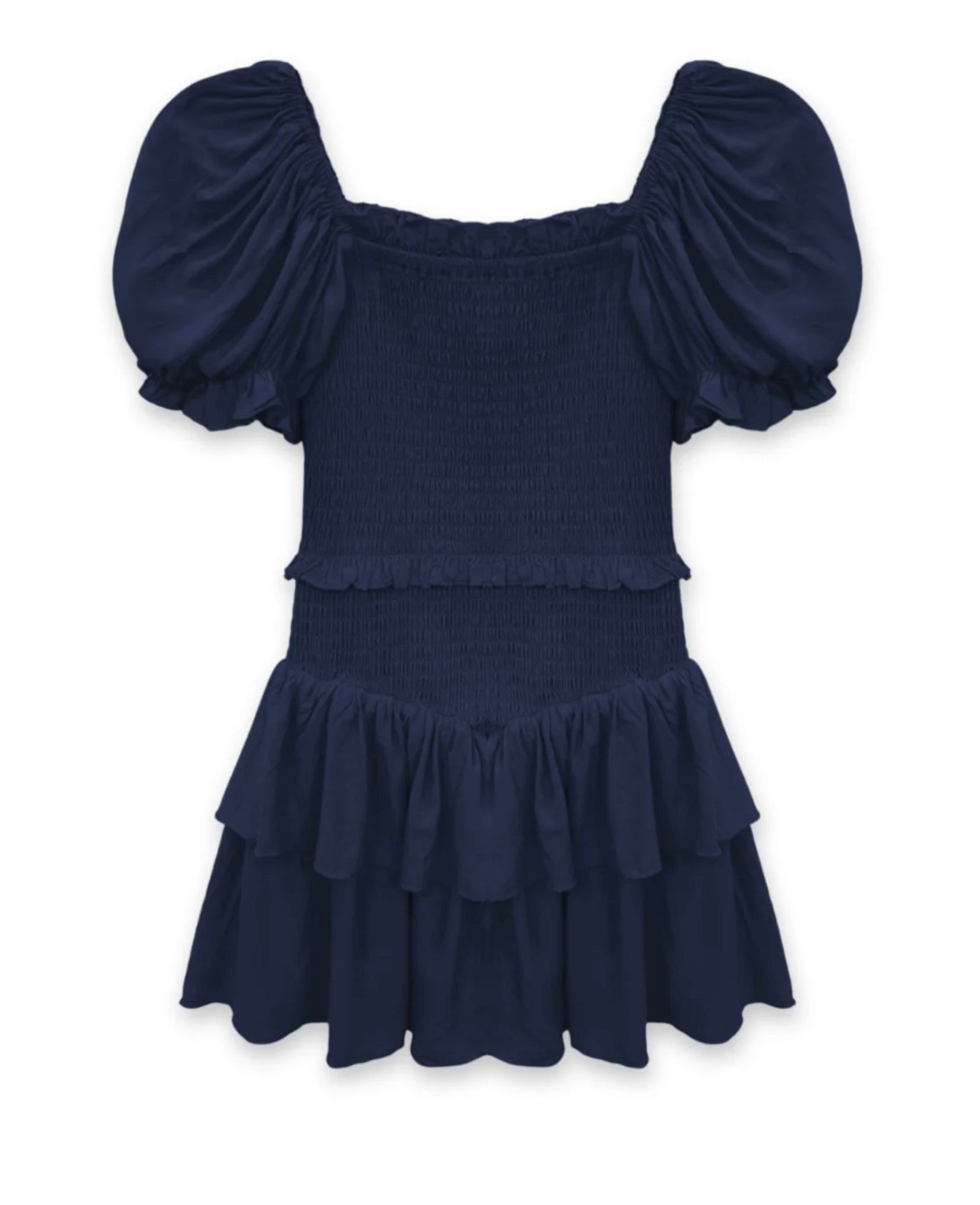 Katie J NYC Juniors Lainey Solid Dress -  Evening Blue