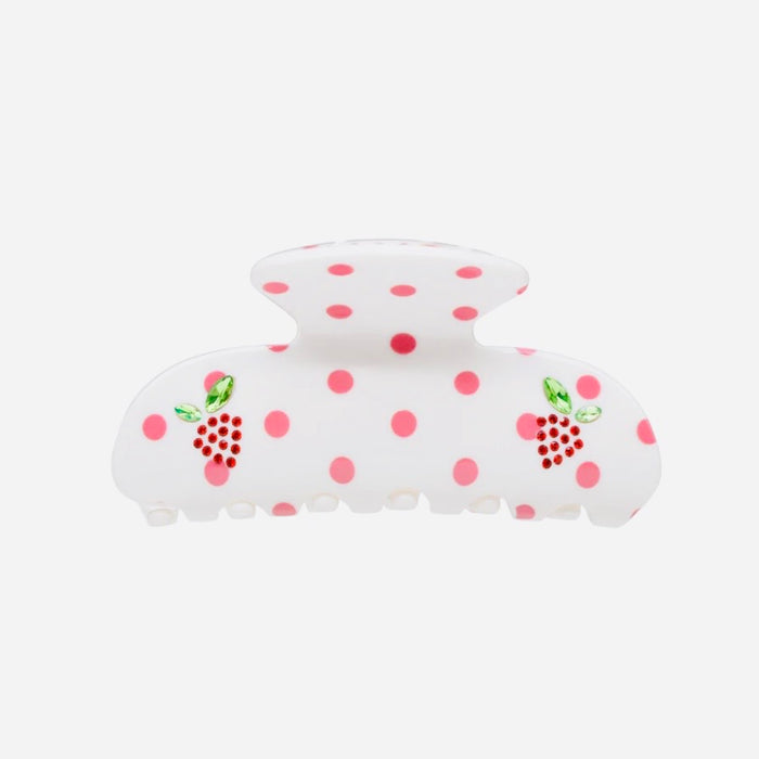 Emi Jay Sweetheart Clip in Coconut Berry Dot