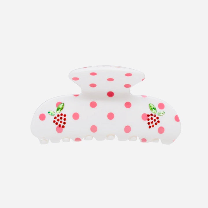 Emi Jay Sweetheart Clip in Coconut Berry Dot