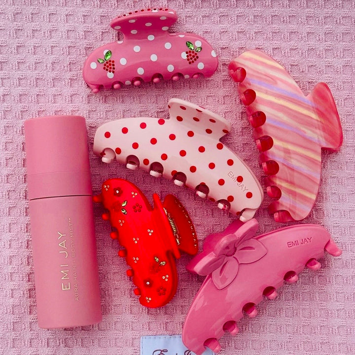 Emi Jay Sweetheart Clip in Berry Beach Club