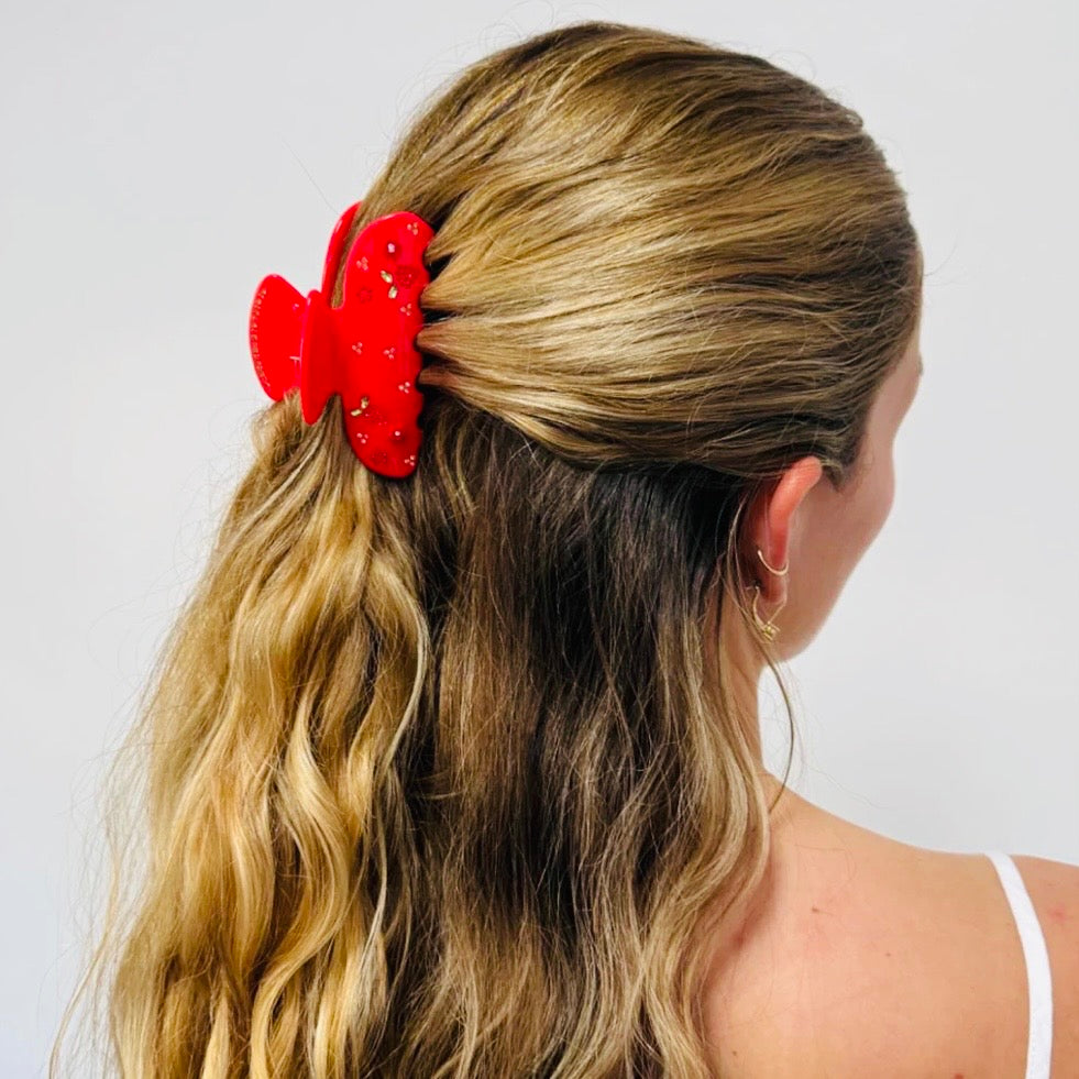 Emi Jay Sweetheart Clip in Berry Beach Club