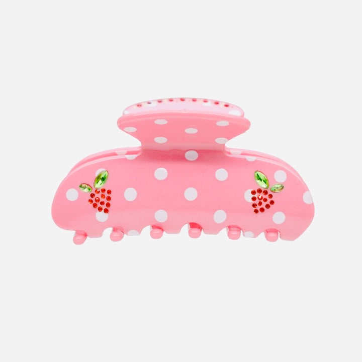 Emi Jay Sweetheart Clip in Lychee Berry Dot
