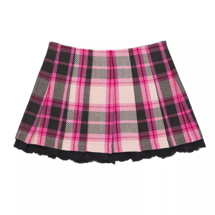 Katie J NYC  Girls Tween Elicia Plaid Skirt