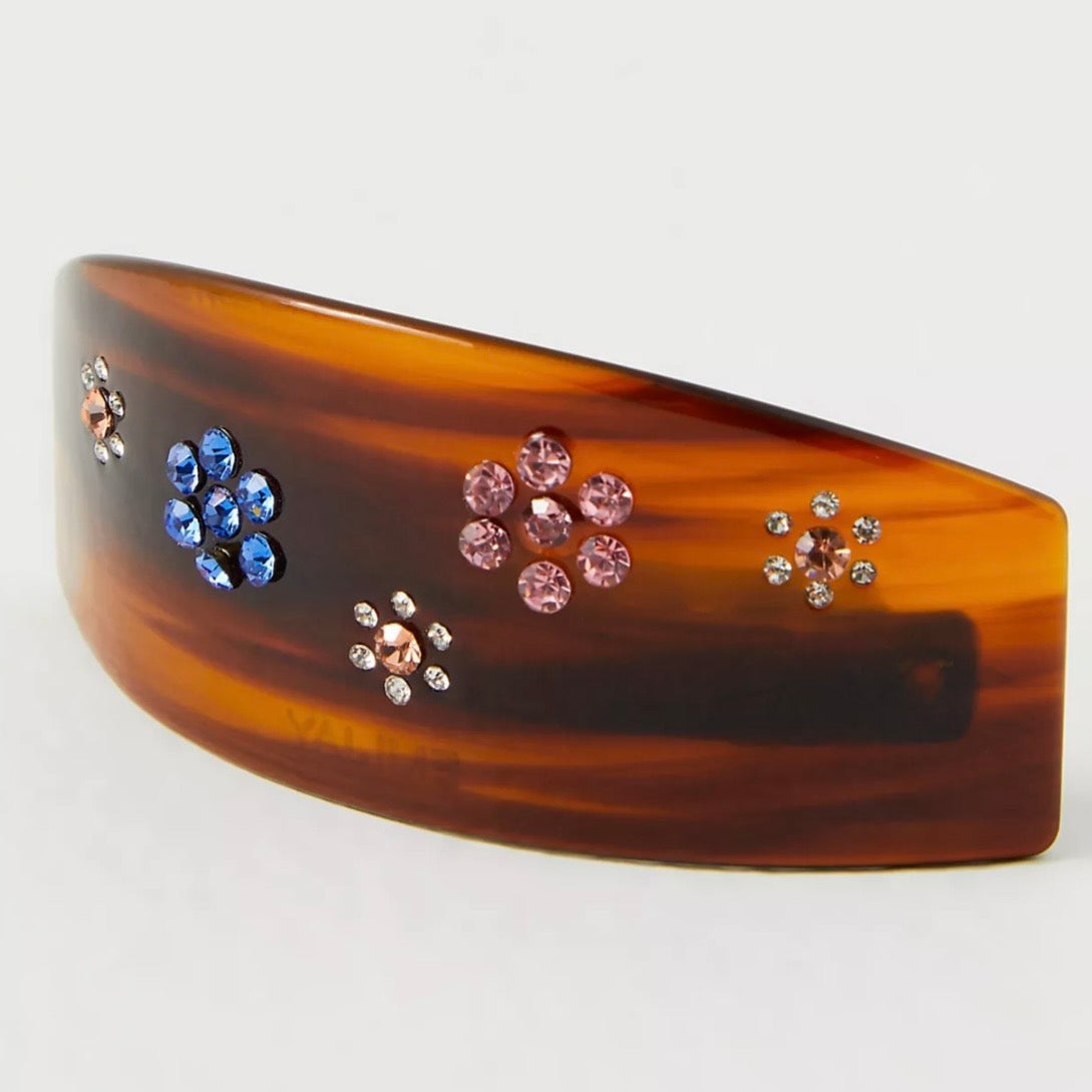 Emi Jay Ponytail Barrette in Tortoise Daisy
