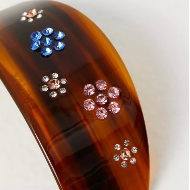 Emi Jay Ponytail Barrette in Tortoise Daisy