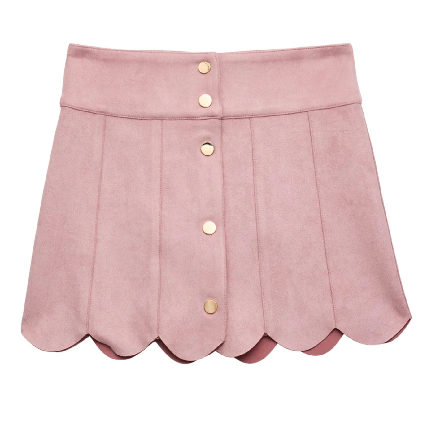 Katie J NYC Girls Tween Autumn Skirt - Blush