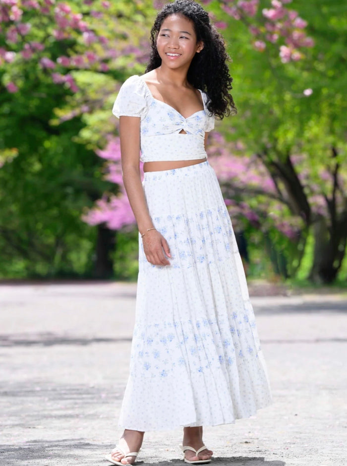 Katie J NYC  Girls/Tween Roya Printed Top
