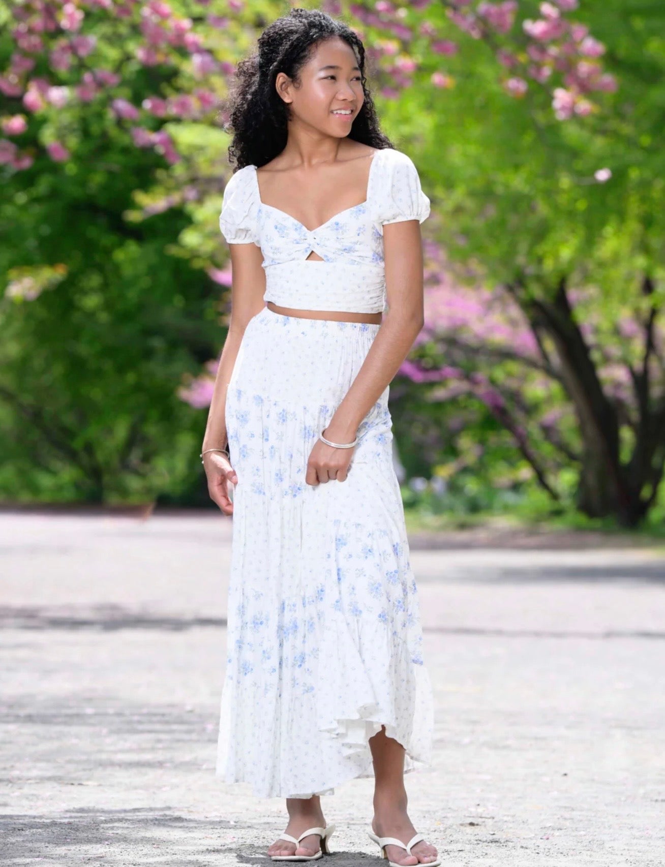 Katie J NYC  Girls/Tween Roya Printed Top