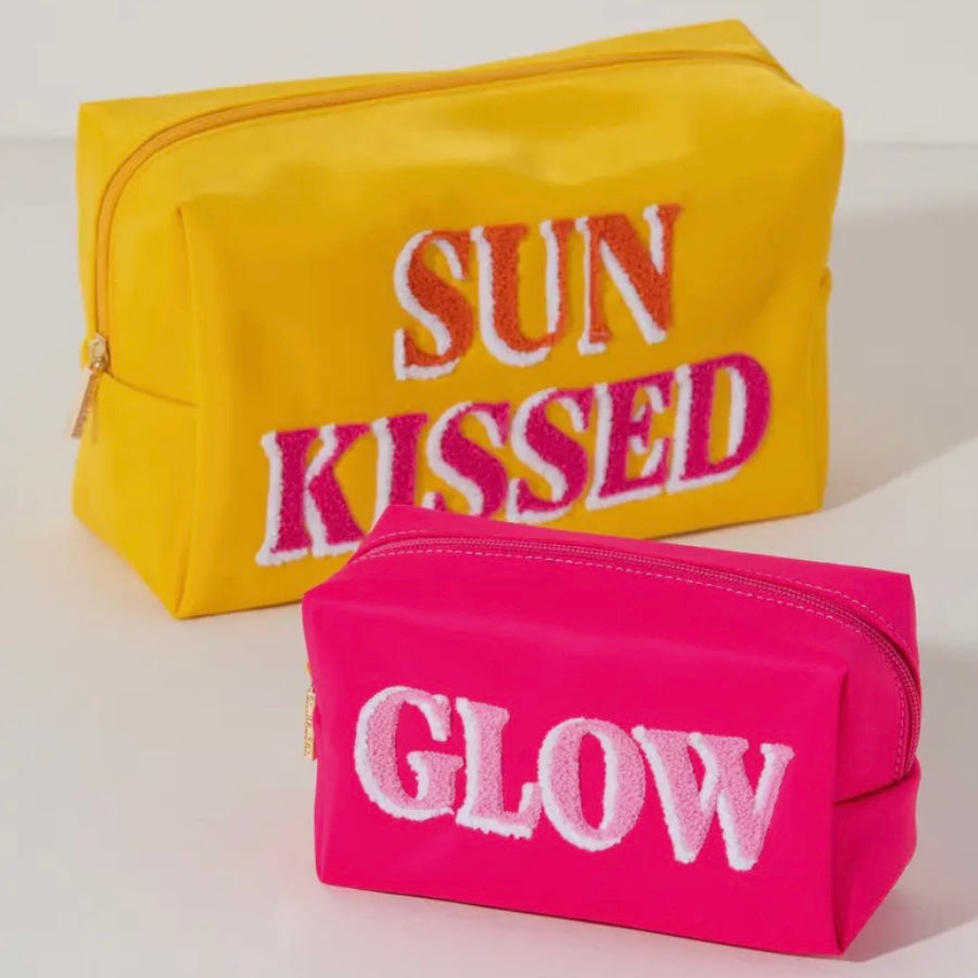Sun Kissed Cosmetic Zip Pouch