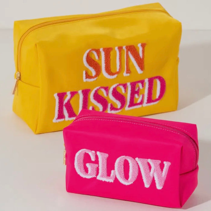 Glow Cosmetic Zip Pouch