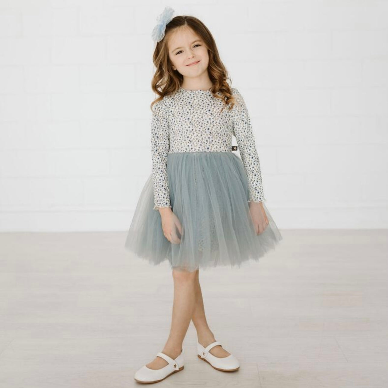 Petite Hailey Vintage Floral Tutu Dress