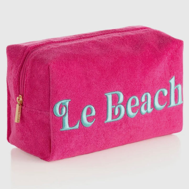 Le Beach Cosmetic Zip Pouch