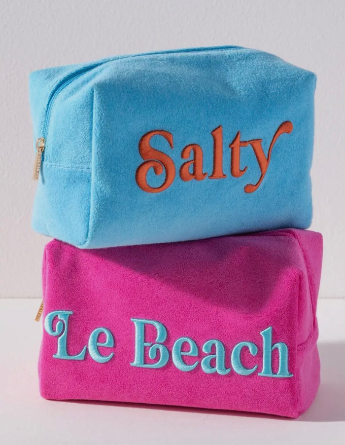 Le Beach Cosmetic Zip Pouch