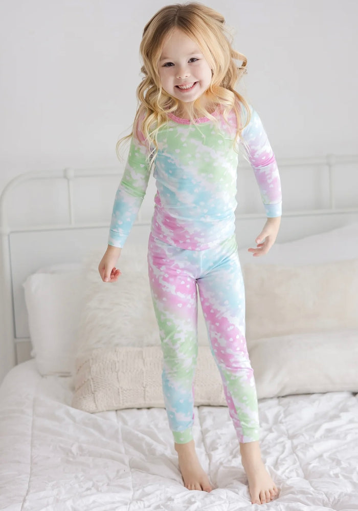 Esme - Love Crush / Splatter Heart Pajama Set