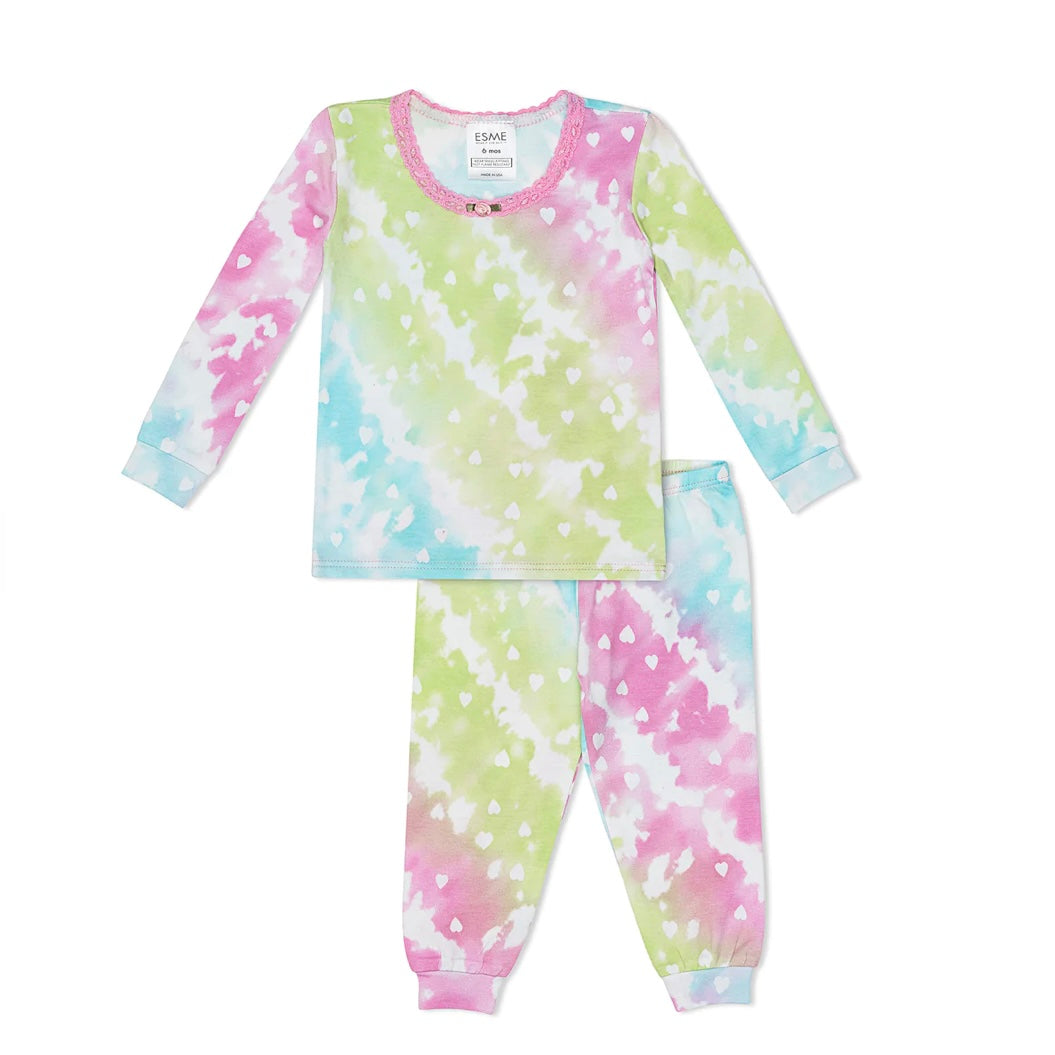 Esme - Love Crush / Splatter Heart Pajama Set