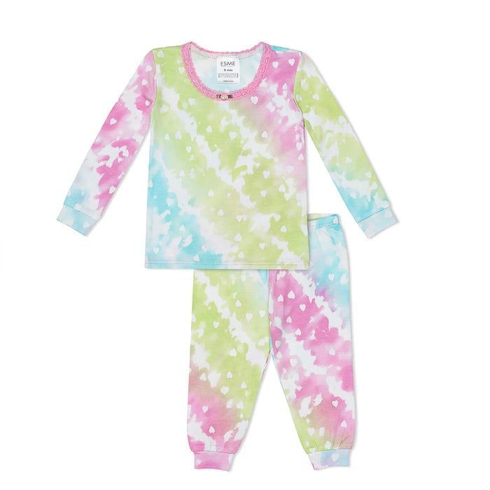 Esme - Love Crush / Splatter Heart Pajama Set