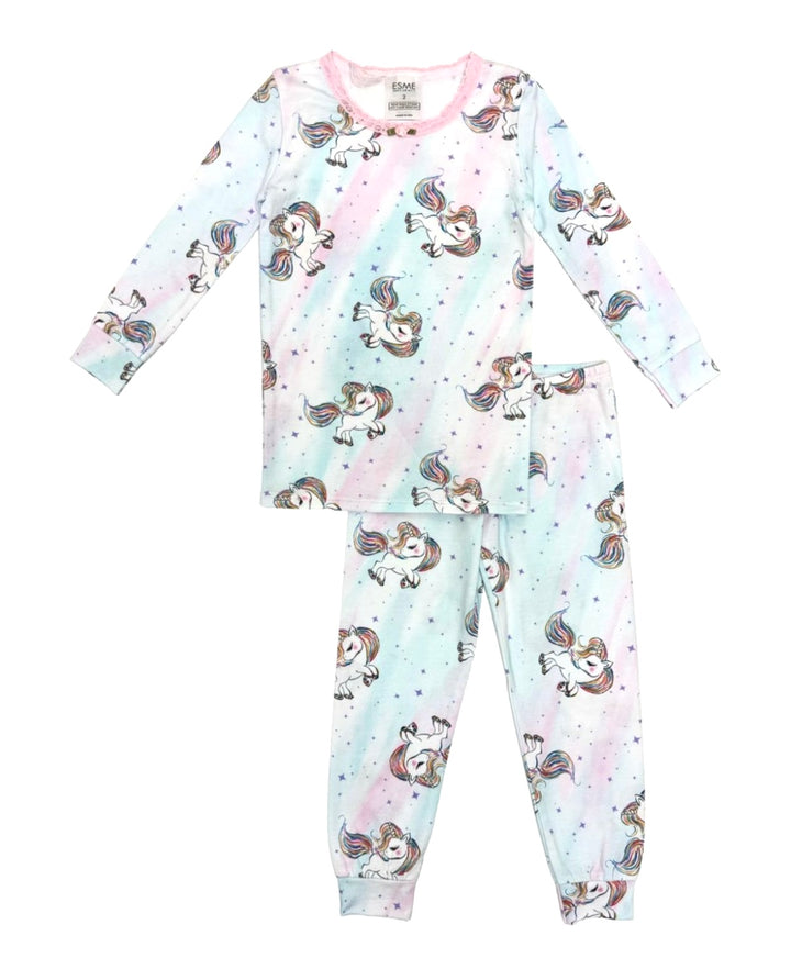 Esme - Sassy Unicorn Pajama Set