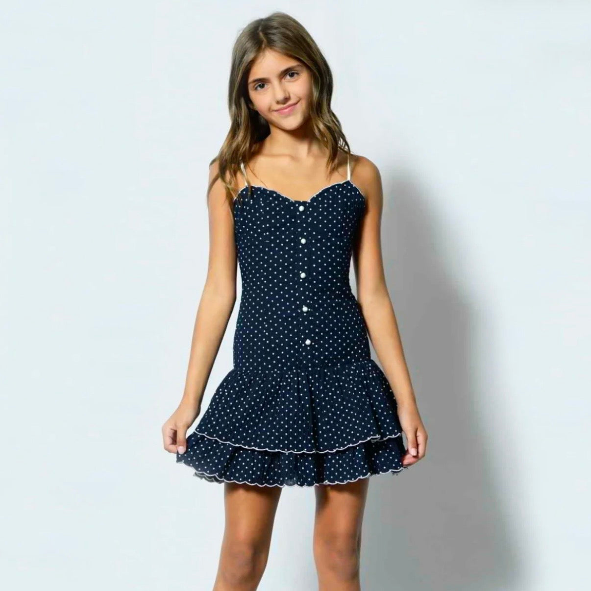 Katie J NYC Juniors/Adult Soren Printed Dress