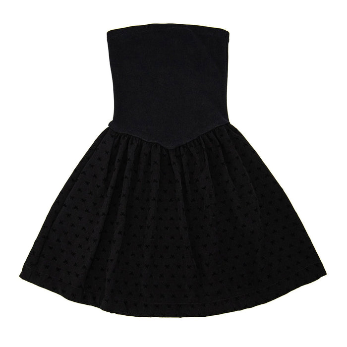 FBZ Tween Knox Strapless Rib Bow Bottom Dress
