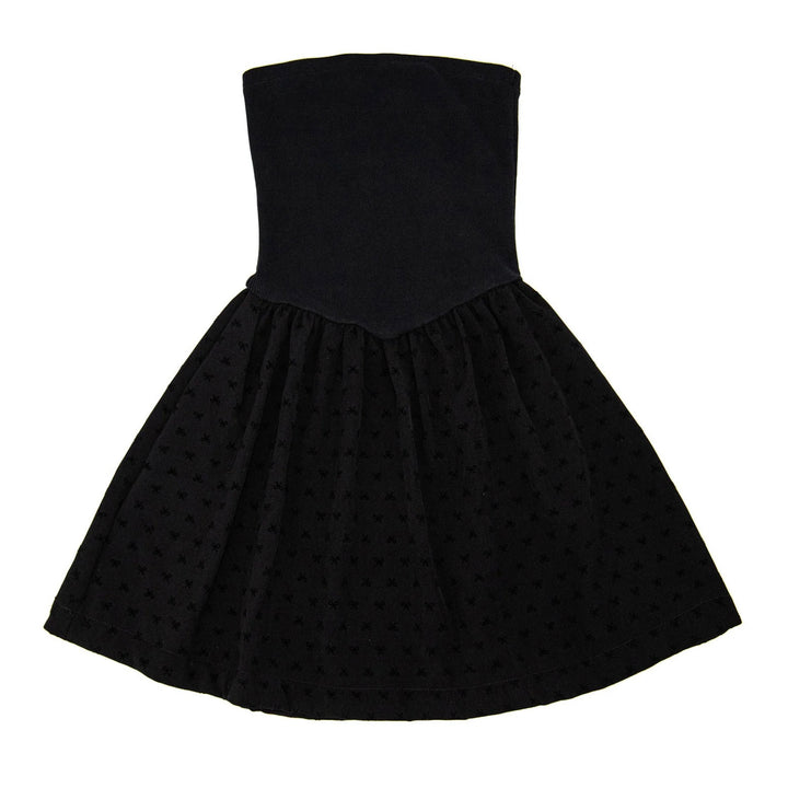 FBZ Tween Knox Strapless Rib Bow Bottom Dress