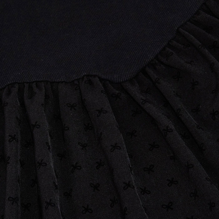 FBZ Tween Knox Strapless Rib Bow Bottom Dress