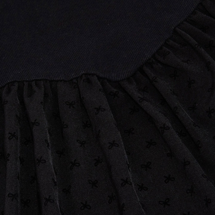 FBZ Tween Knox Strapless Rib Bow Bottom Dress