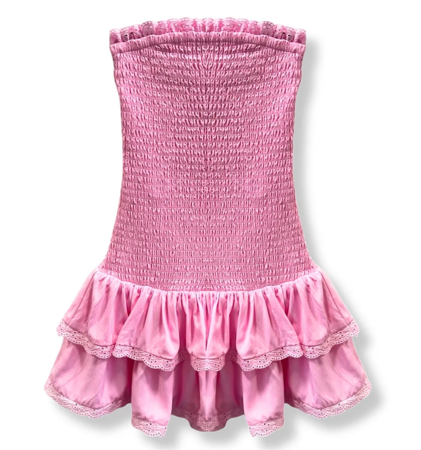 Katie J NYC Girls Tween Melina Drop Waist Ruffle Dress - Pink I Love Sweet Treatz Katie J NYC Girls Tween Melina Drop Waist Ruffle Dress - Pink I Love Sweet Treatz