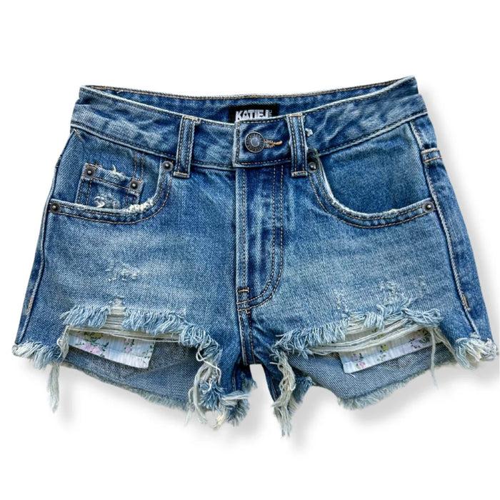 Katie J NYC Tween Malibu Denim Short - Printed Pockets – I Love Sweet ...