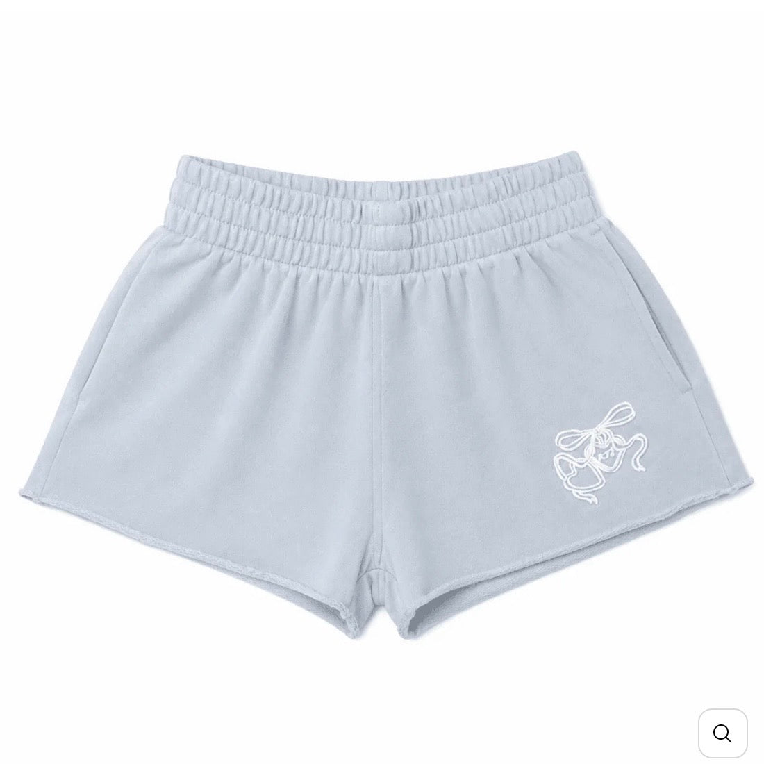 Katie J NYC Girls/Tween Tristan Short - Baby Blue /Floral Bouquet