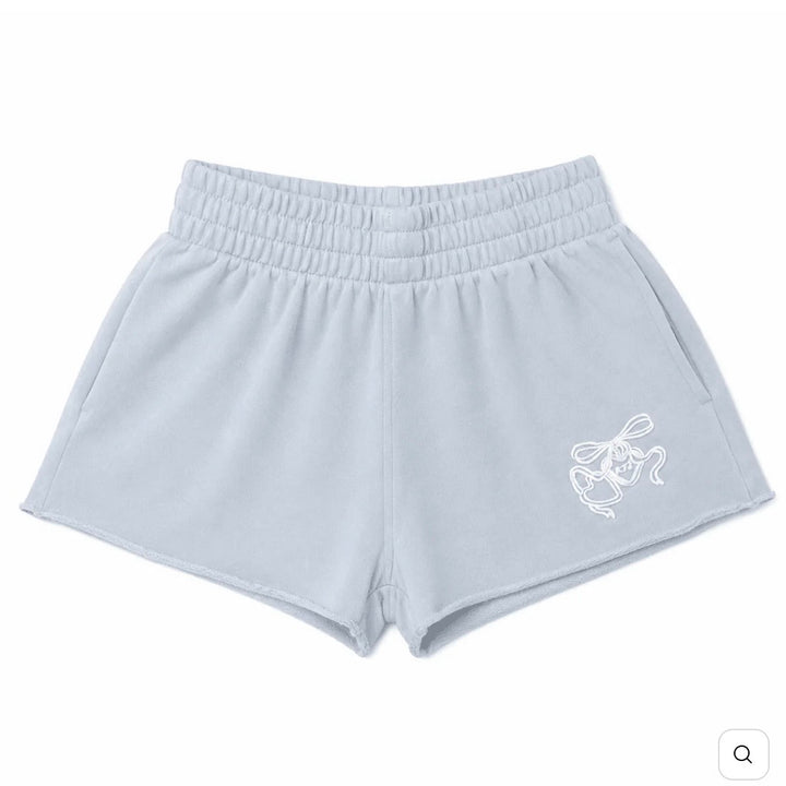 Katie J NYC Girls/Tween Tristan Short - Baby Blue /Floral Bouquet